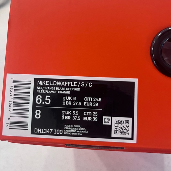 Nike Sacai x Clot x LDWaffle ‘Net Orange Blaze’ - Picture 7 of 8